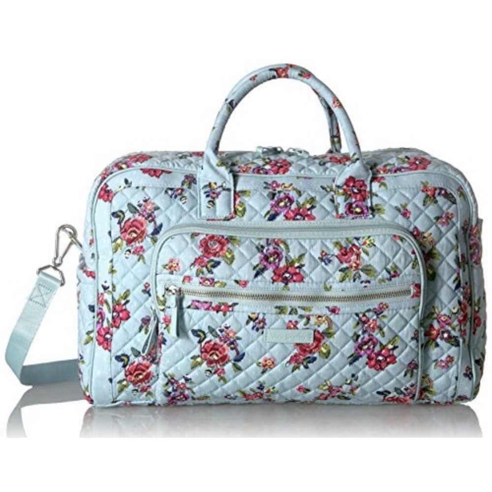VERA BRADLEY~Iconic GRAND Weekender Travel Bag~WATER BOUQUET~$140~NWT!~RETIRED!